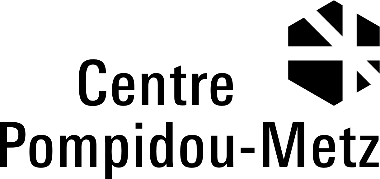 Logo du Centre Pompidou Metz contenant un lien redirigeant sur leur site internet.